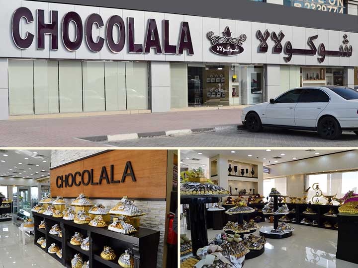 Chocolala Handmade Chocolates, Cakes, Ice creams UAE